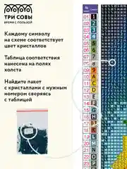 Алмазная мозаика ТРИ СОВЫ "Горная река", 40х50 см, холст на деревянном подрамнике
