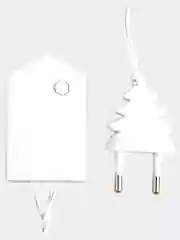 Желтый гирлянда Нить 5 м, IP20, белая нить, 50 LED, свечение жёлтое, 8 режимов, 220 В
