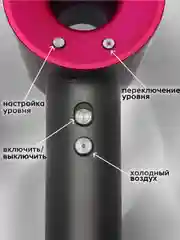 Фен для волос Leafless hair drier Профессиональный Ионизация 1600Вт