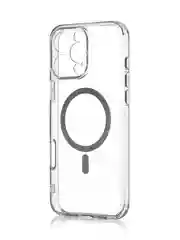 Прозрачный чехол MagSafe для iPhone 16, Pro, Max, Plus пластиковый с силиконом BROSCORP защитой камер
