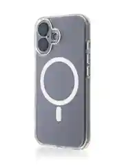 Прозрачный чехол MagSafe для iPhone 16, Pro, Max, Plus пластиковый с силиконом BROSCORP защитой камер