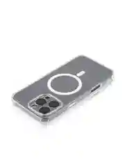 Прозрачный чехол MagSafe для iPhone 16, Pro, Max, Plus пластиковый с силиконом BROSCORP защитой камер
