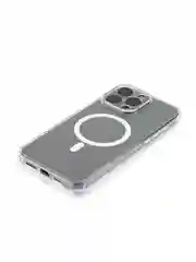 Прозрачный чехол MagSafe для iPhone 16, Pro, Max, Plus пластиковый с силиконом BROSCORP защитой камер