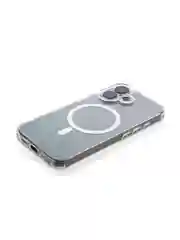 Прозрачный чехол MagSafe для iPhone 16, Pro, Max, Plus пластиковый с силиконом BROSCORP защитой камер