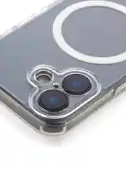 Прозрачный чехол MagSafe для iPhone 16, Pro, Max, Plus пластиковый с силиконом BROSCORP защитой камер