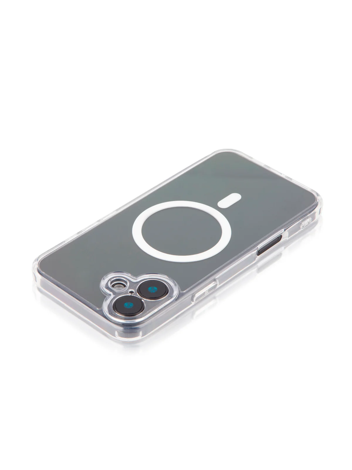 Прозрачный чехол MagSafe для iPhone 16, Pro, Max, Plus пластиковый с силиконом BROSCORP защитой камер