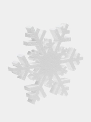 Набор Снежинка из пенопласта 20*20 см №004 10 шт
