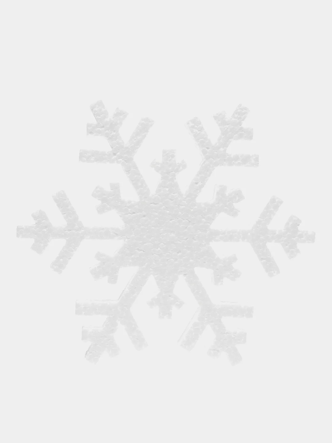 Набор Снежинка из пенопласта 20*20 см №004 10 шт