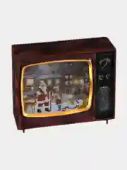 Светодиодная фигура Телевизор с Дедом Морозом 10  8  4 см, пластик, батарейки CR2032х2