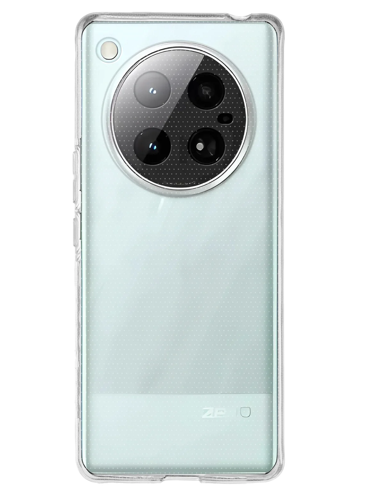 Прозрачный чехол для Infinix Zero 40 4G силиконовый BROSCORP с бортиком-защитой камер и от прилипания