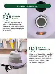Серебряный вертикальный напольный отпариватель MARTA MT-1160 лиловый