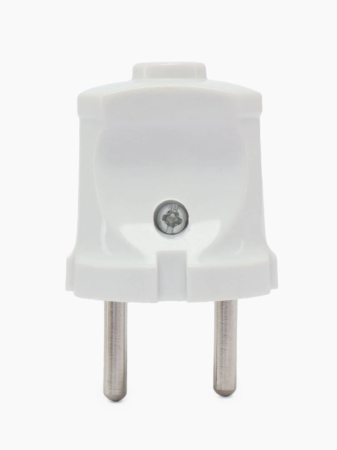Вилка Smartbuy SBE-10-P04-w, 10A, 250В, без заземления, белая