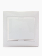 Выключатель Smartbuy SBE-01w-10-SW1-0-с, керамика, 1-клавишный, 10A, белый