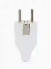Вилка Smartbuy SBE-16-P03-w, с кольцом, с заземлением, белая