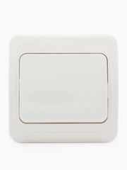 Выключатель Smartbuy SBE-02w-10-SW1-0,  1-клавишный, 10A, белый