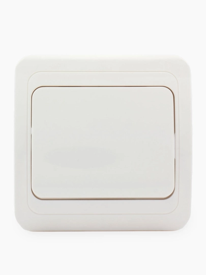 Выключатель Smartbuy SBE-02w-10-SW1-0,  1-клавишный, 10A, белый