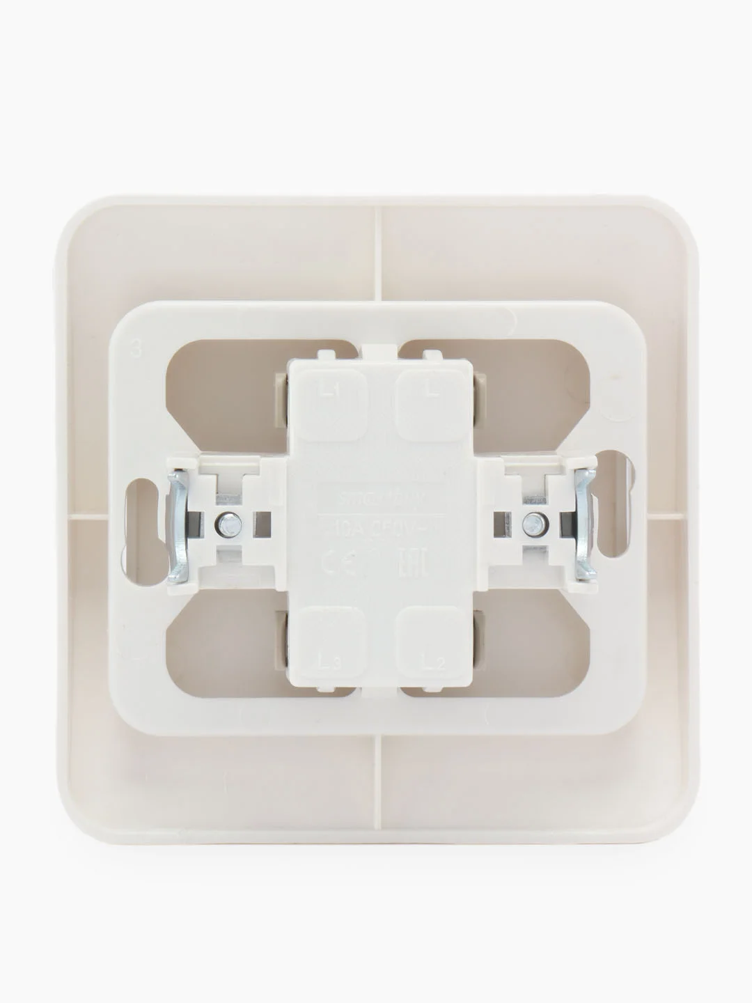 Выключатель Smartbuy SBE-02w-10-SW1-0, 1-клавишный, 10A, белый
