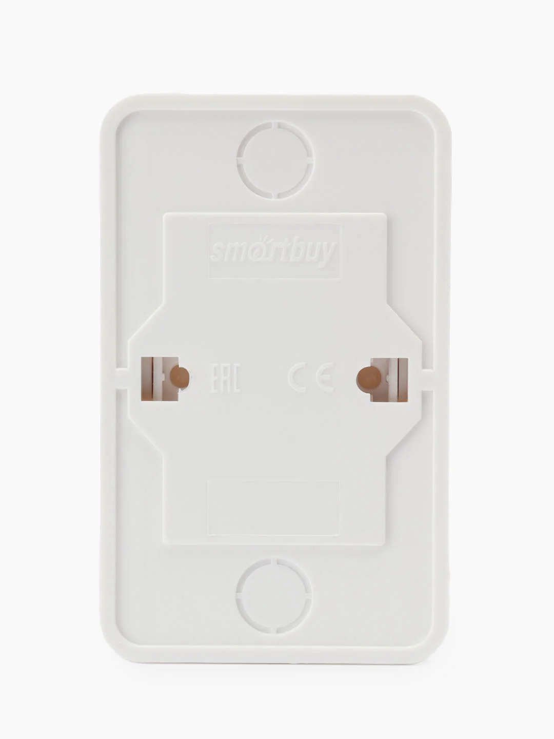 Розетка Smartbuy SBE-03w-16-S2-Z, 2 гнезда, 16А, с заземлением, белая