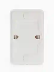 Розетка Smartbuy SBE-03w-16-S2-Z, 2 гнезда, 16А, с заземлением, белая