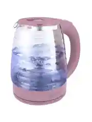 Розовый чайник электрический HOME ELEMENT HE-KT2307 стеклянный с подсветкой/2л, розовый