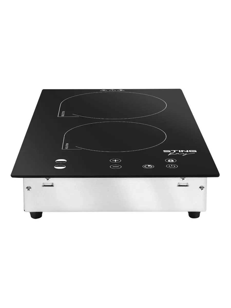 Черный электрическая индукционная безимпульсная плитка STINGRAY ST-HP3512A сталь