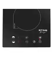 Черный электрическая индукционная безимпульсная плитка STINGRAY ST-HP3512A сталь