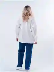 Белый рубашка женская, большие размеры
