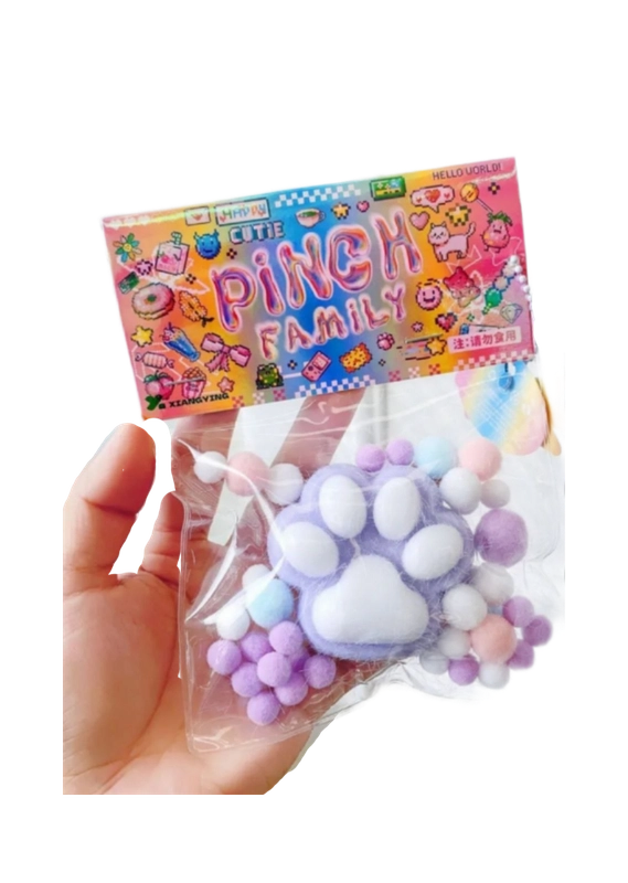 Игрушка антистресс,кошачья лапка ,лапка антистресс, жмяколка,подарок детям