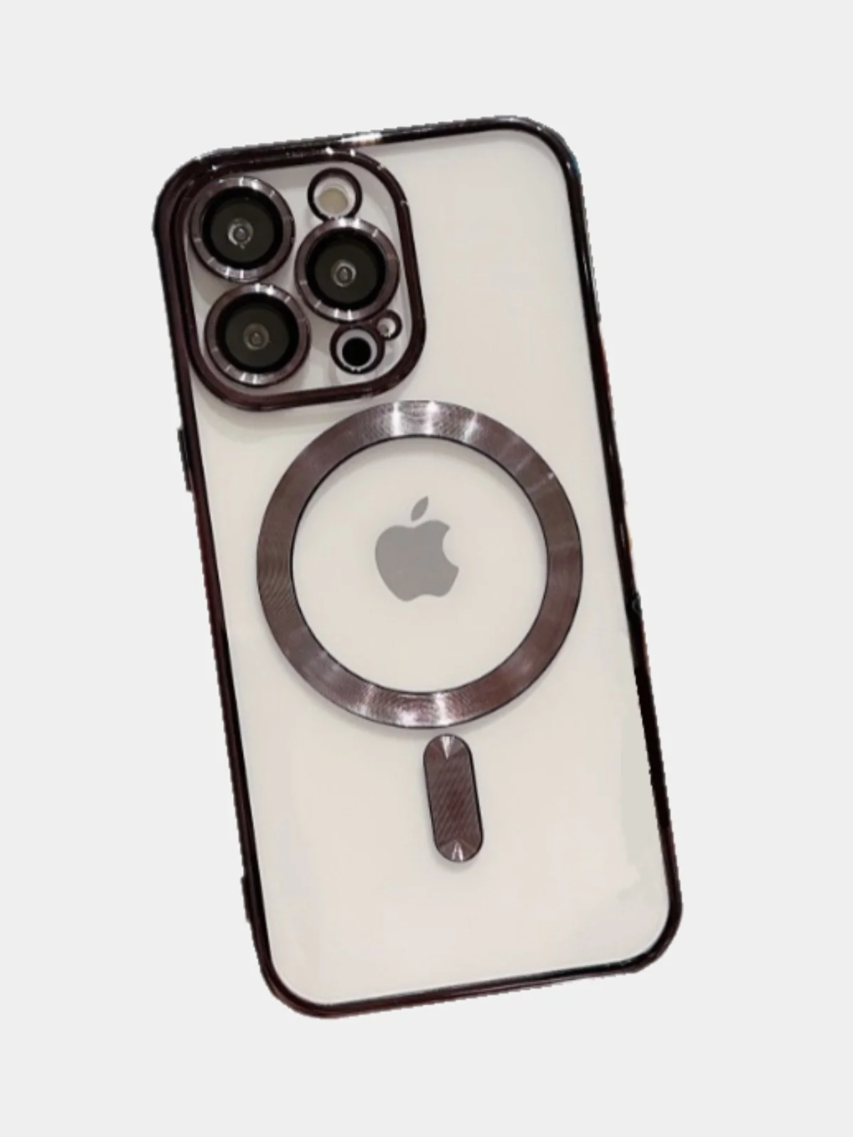Черный чехол MagSafe (Магсейф) силиконовый для iPhone 11, 12, 13, 14, 15, X/XS, XR, Pro, Pro Max, Plus