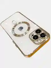 Золотой чехол MagSafe (Магсейф) силиконовый для iPhone 11, 12, 13, 14, 15, X/XS, XR, Pro, Pro Max, Plus