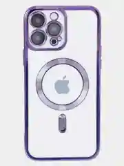 Серый чехол MagSafe (Магсейф) силиконовый для iPhone 11, 12, 13, 14, 15, X/XS, XR, Pro, Pro Max, Plus