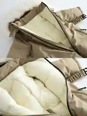 Бежевый комбинезон детский, зимний на мальчика и девочку