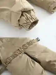 Бежевый комбинезон детский, зимний на мальчика и девочку