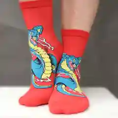 Носки новогодние / носки змея символ года 2025 / подарок на новый год / носки мужские