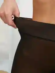 Бежевый колготки женские теплые, имитация капроновых, вторая кожа