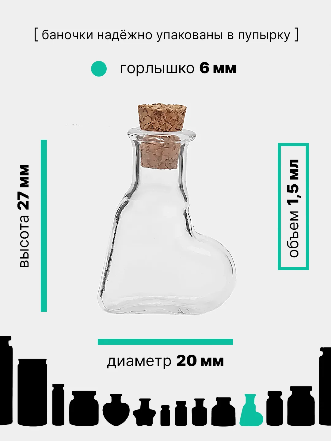 Индиго стеклянные маленькие баночки, пробники с крышкой, объем 0,7/1/1,5/2/3/4/10/17/20/30 мл