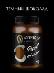 Акриловая краска ACCENTO художественная для рисования перламутровая Темный шоколад, 100 мл