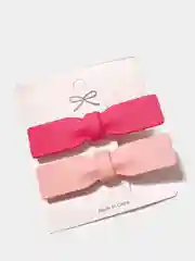 Кораллово-розовый заколки для волос, 2 шт