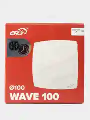 Вытяжной вентилятор бесшумный WAVE C ET с обратным клапаном и таймером D120/100