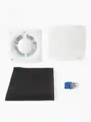 Вытяжной вентилятор бесшумный WAVE C ET с обратным клапаном и таймером D120/100