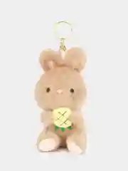 Бежевый брелок мягкая игрушка Зайчик, Плюшевый котик, Hello Kitty (Китти)