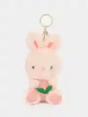 Пудровый брелок мягкая игрушка Зайчик, Плюшевый котик, Hello Kitty (Китти)