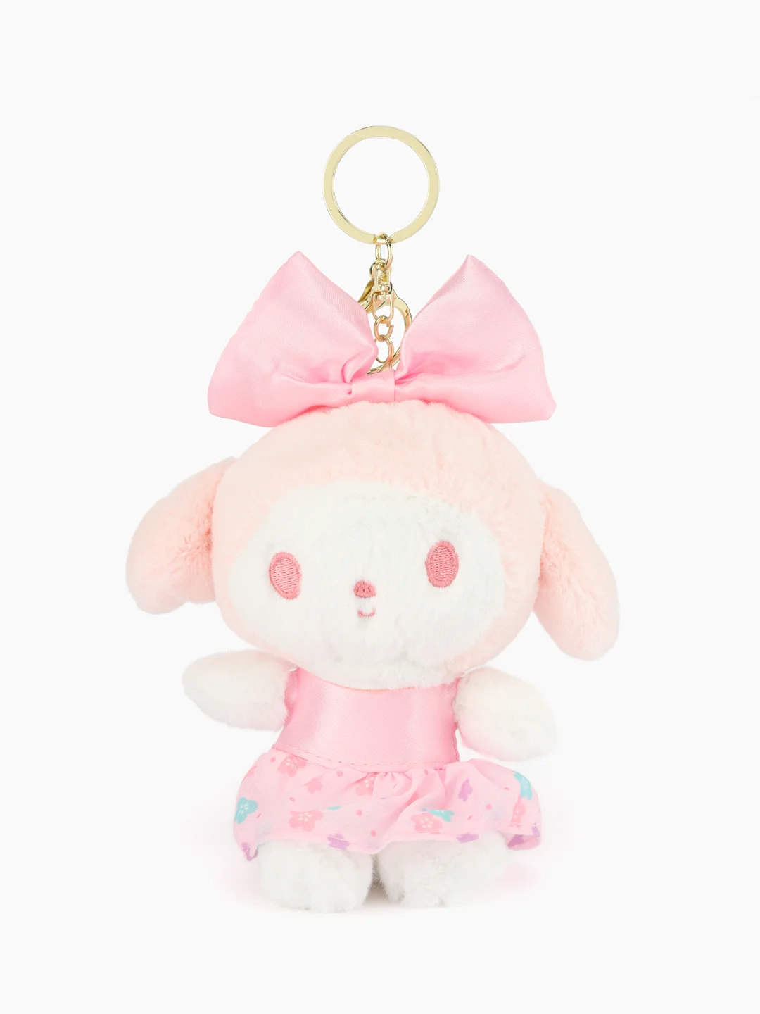 Тёмно-розовый брелок мягкая игрушка Зайчик, Плюшевый котик, Hello Kitty (Китти)