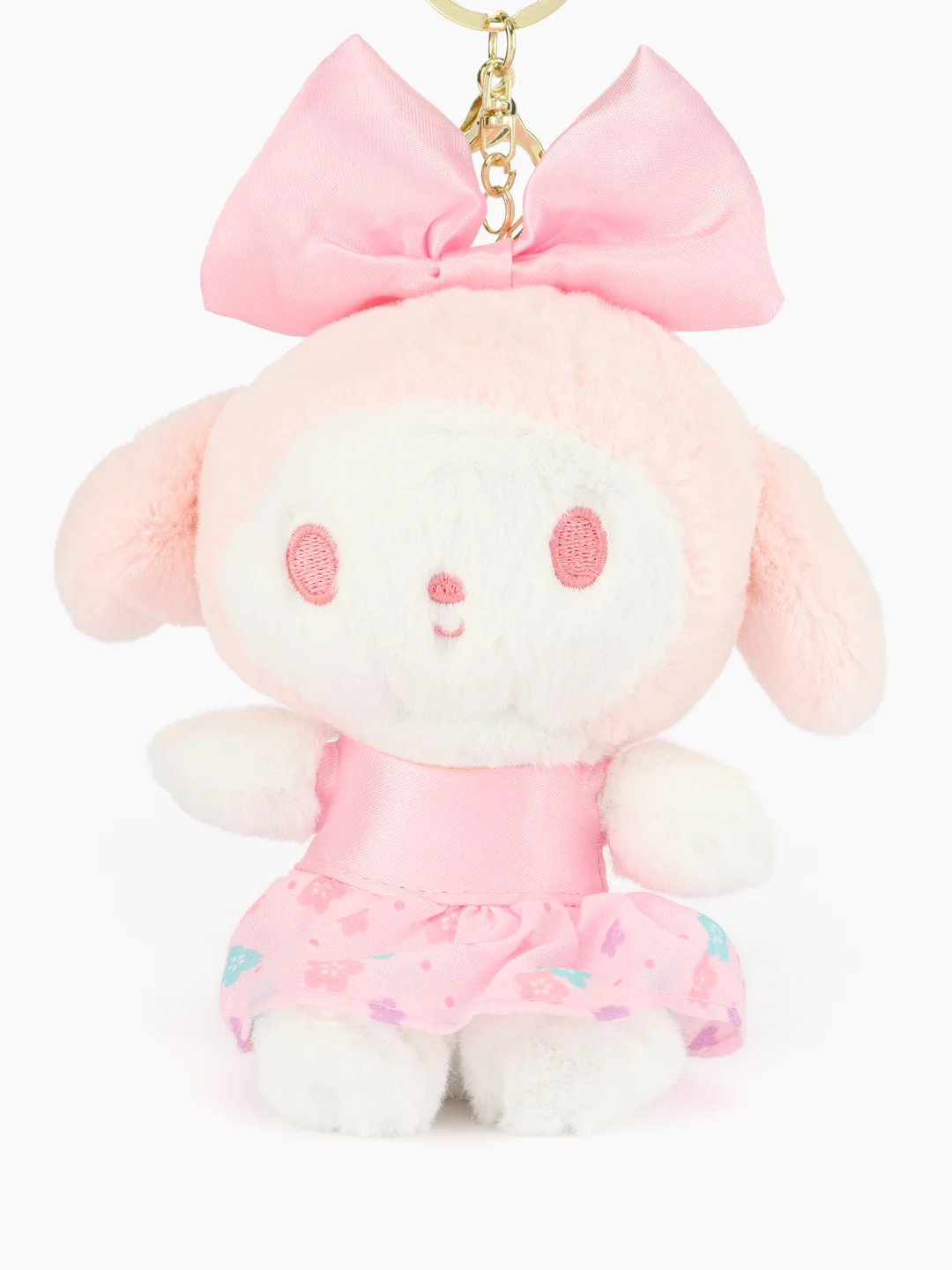 Тёмно-розовый брелок мягкая игрушка Зайчик, Плюшевый котик, Hello Kitty (Китти)