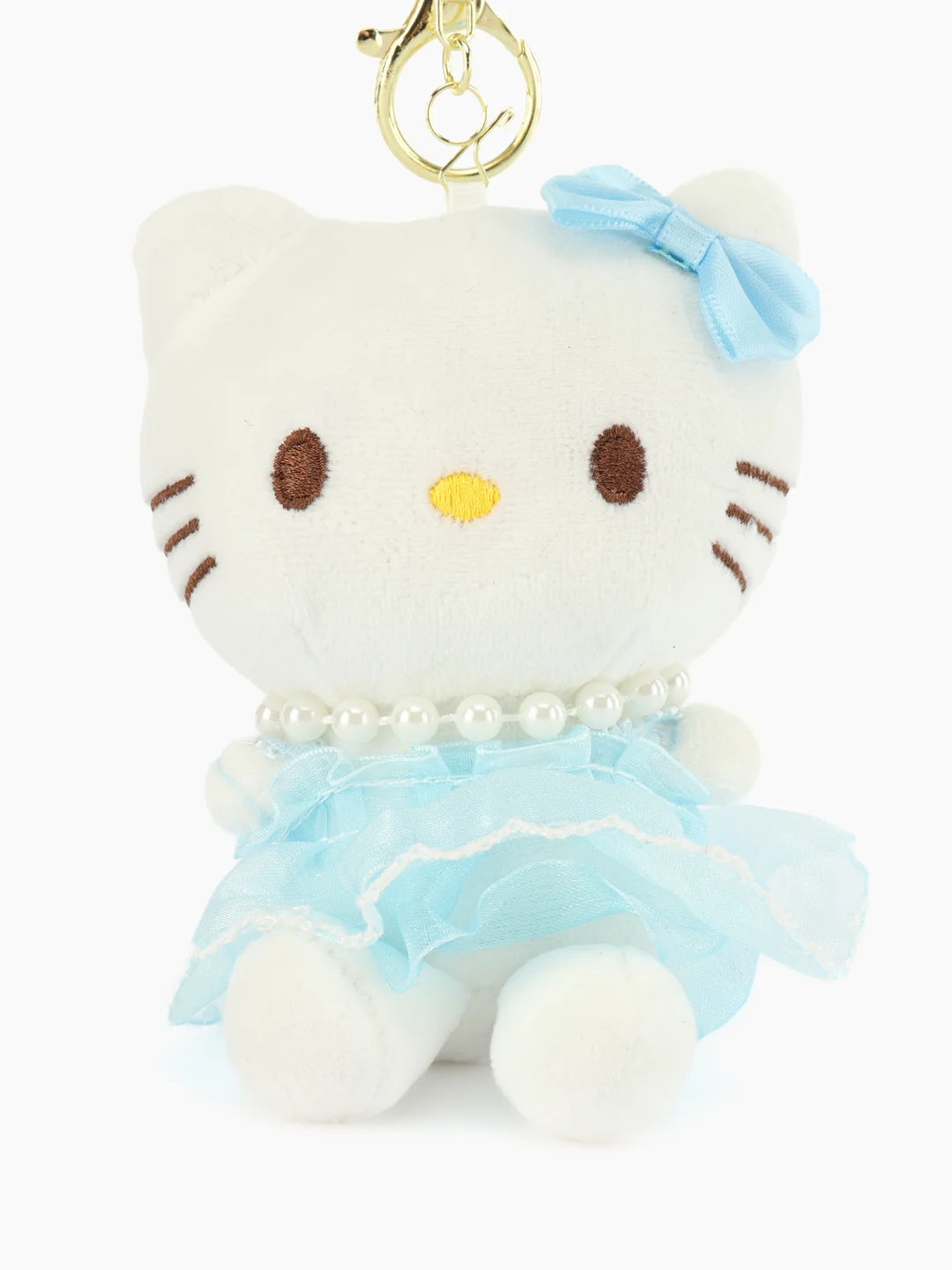 Голубой брелок мягкая игрушка Зайчик, Плюшевый котик, Hello Kitty (Китти)