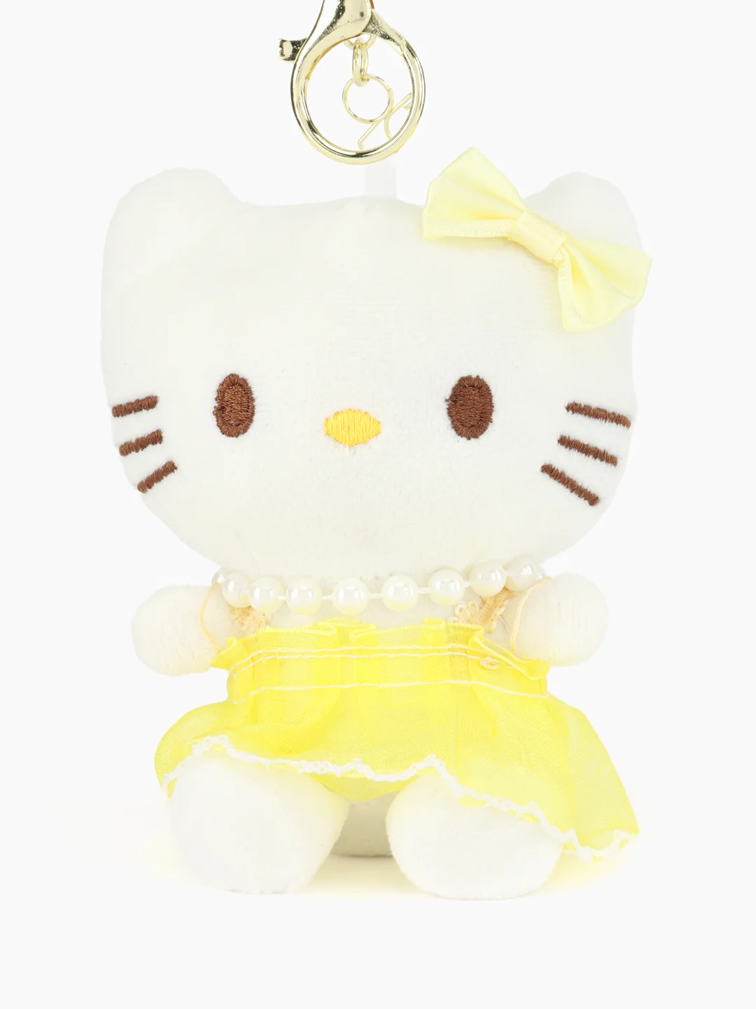 Желтый брелок мягкая игрушка Зайчик, Плюшевый котик, Hello Kitty (Китти)