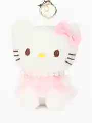 Фуксия брелок мягкая игрушка Зайчик, Плюшевый котик, Hello Kitty (Китти)
