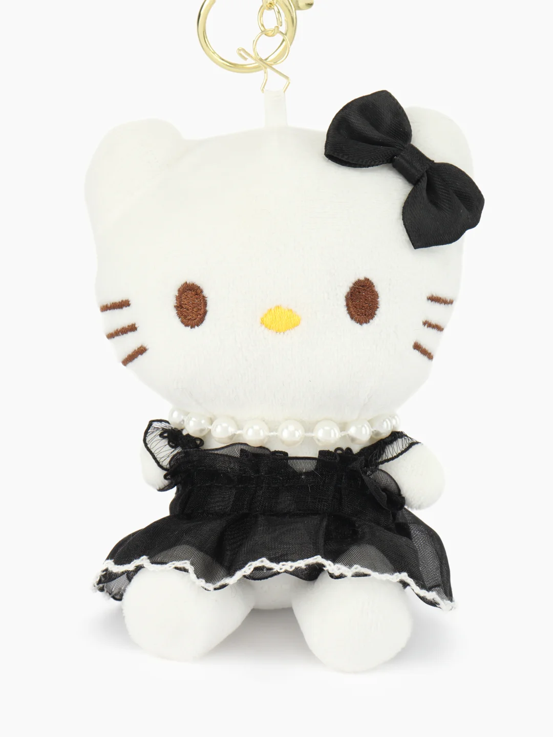 Черный брелок мягкая игрушка Зайчик, Плюшевый котик, Hello Kitty (Китти)
