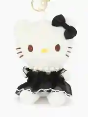 Черный брелок мягкая игрушка Зайчик, Плюшевый котик, Hello Kitty (Китти)