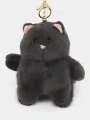 Серый металлик мягкая игрушка Кот, плюшевый Котик